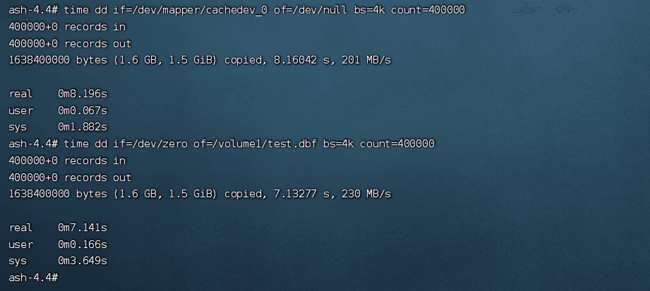测试群晖硬盘读写速度的方法